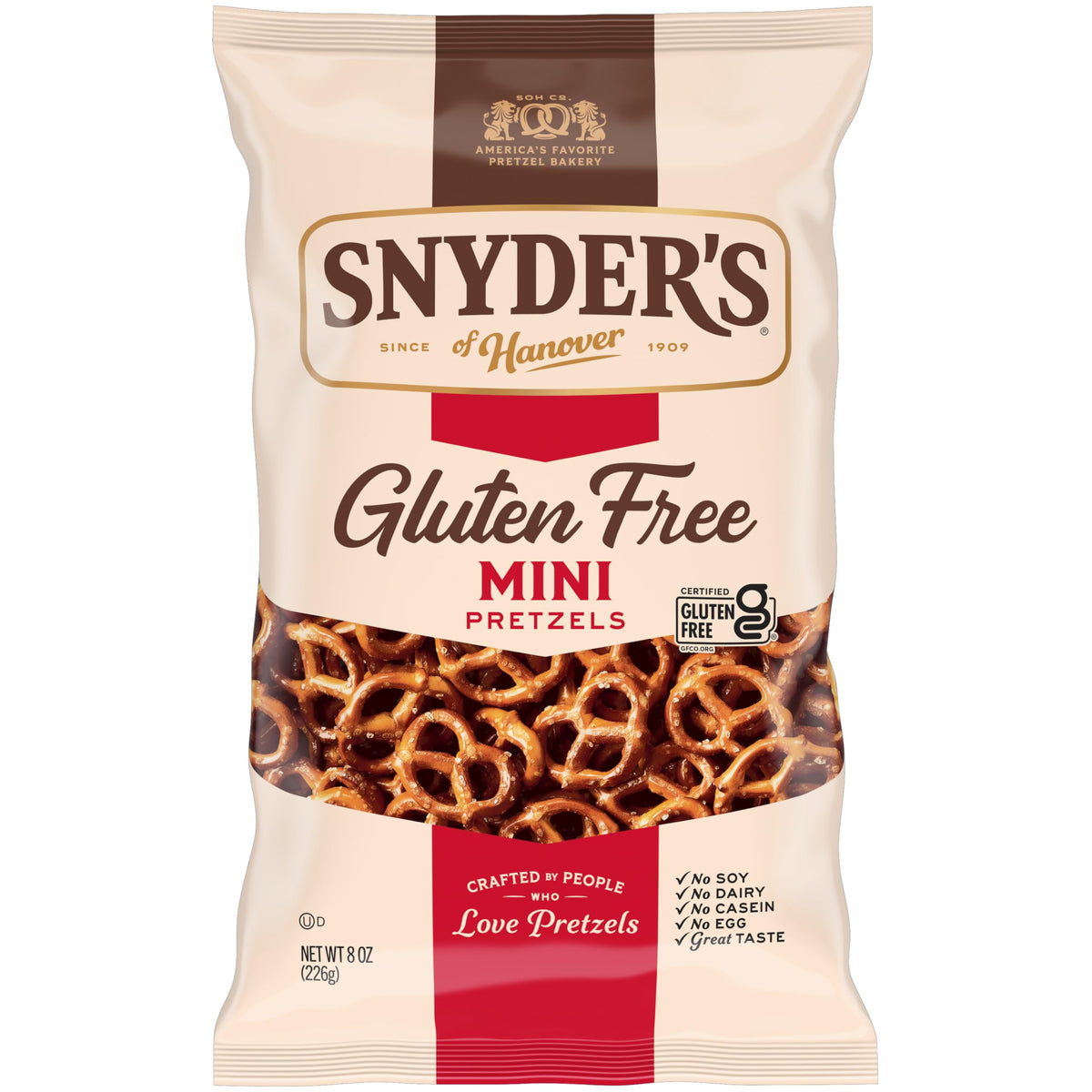 Snyder's of Hanover Gluten Free Mini Pretzels 8oz