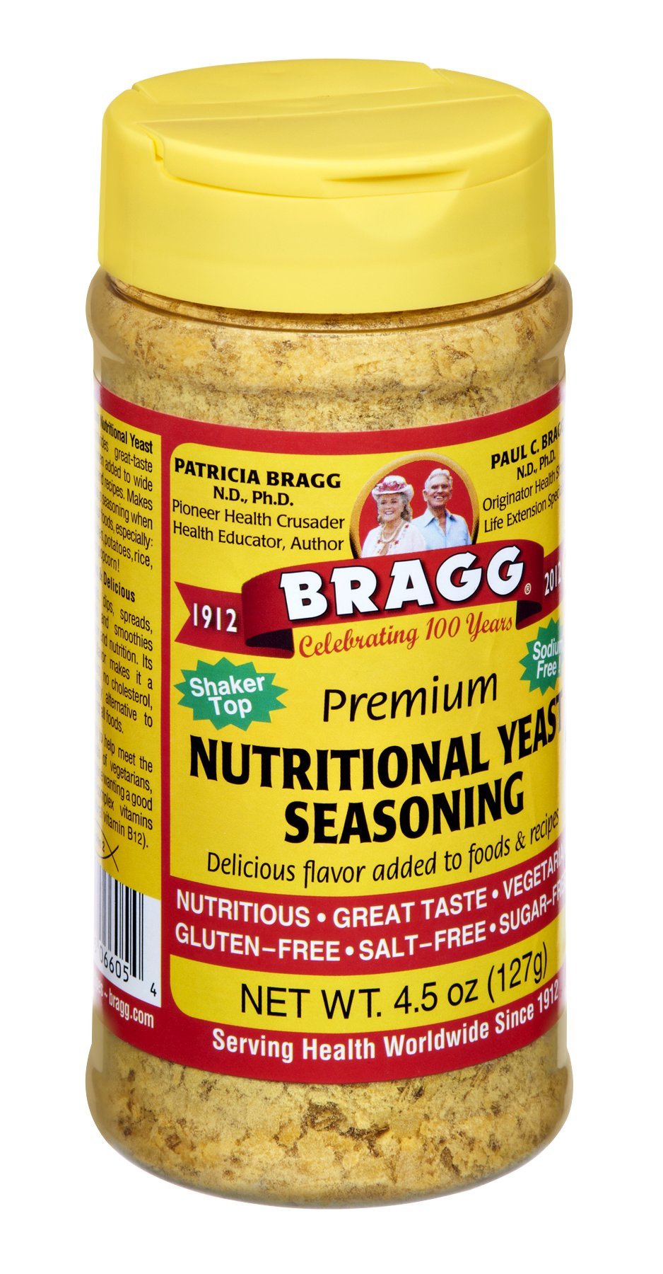 Bragg Nutritional Yeast 4.5oz Pack of 12