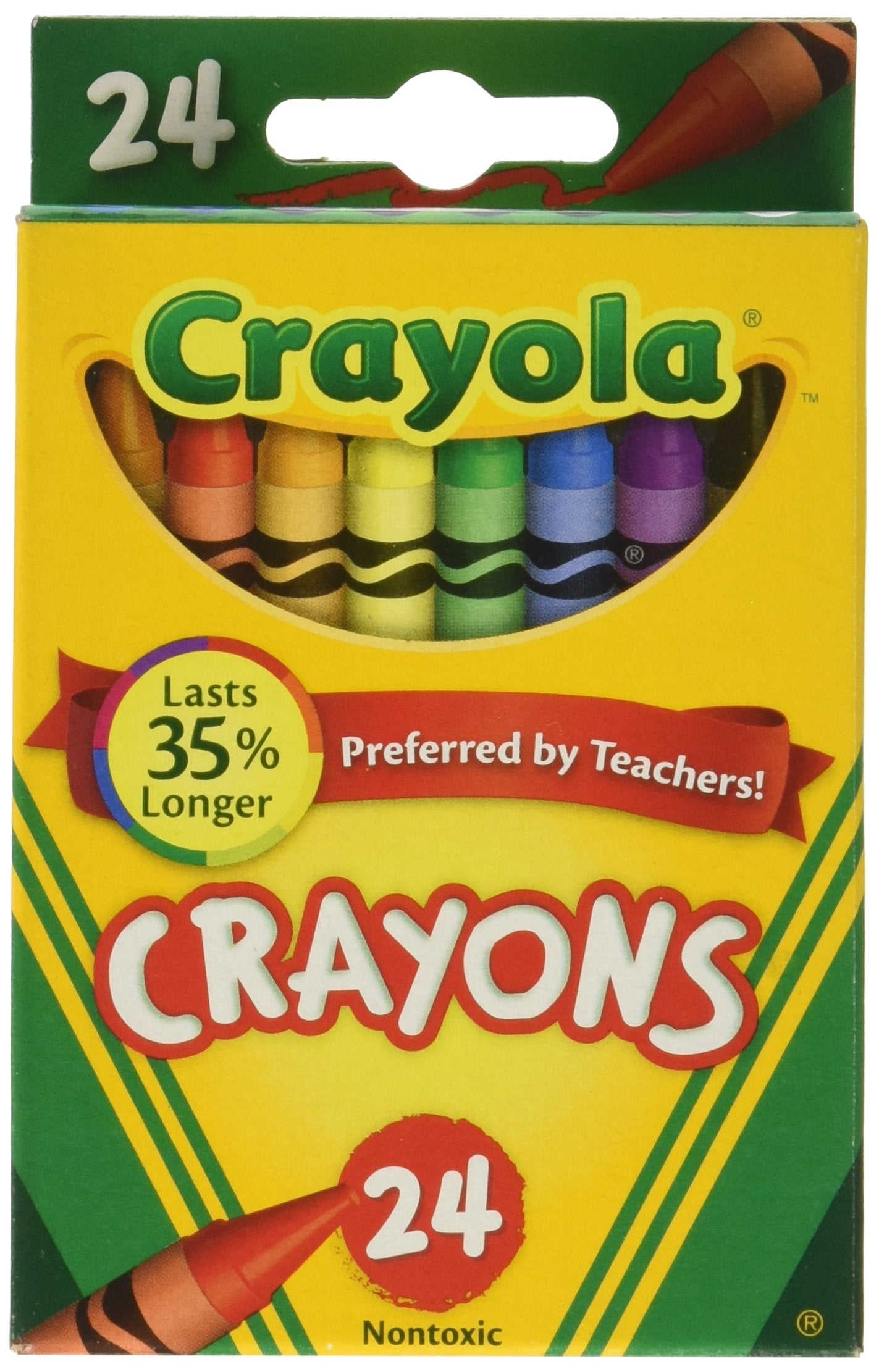 Crayola Crayons 24 Count Box- (6-Pack)