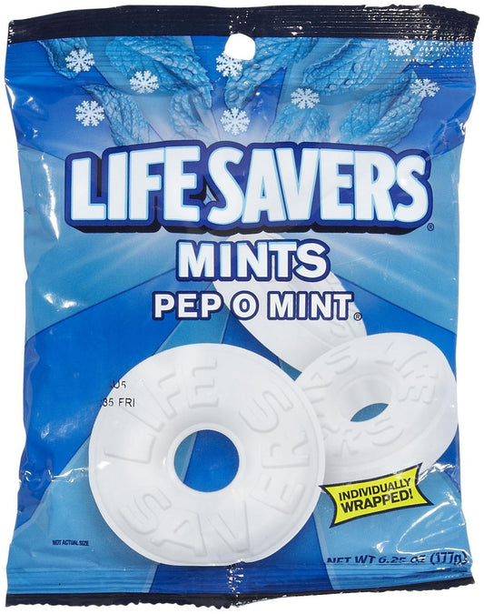 MRS08503 - Wrigley Life Savers Peppermint Hard Candies