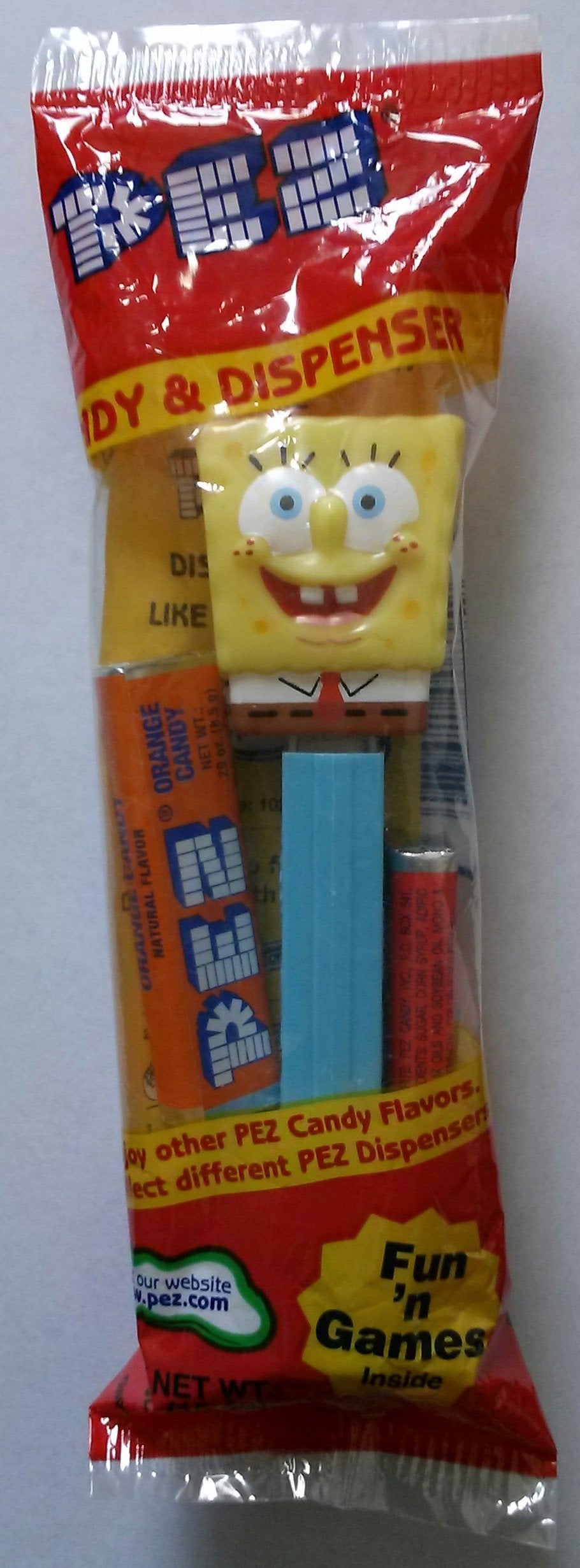 Pez Spongebob Poly Pack CD Assortment 12ct