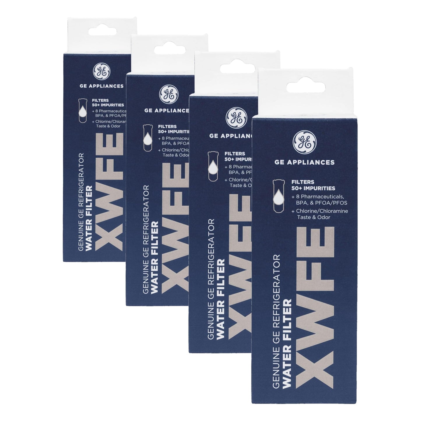 GE XWFE Refrigerator Water Filter 4-Pack