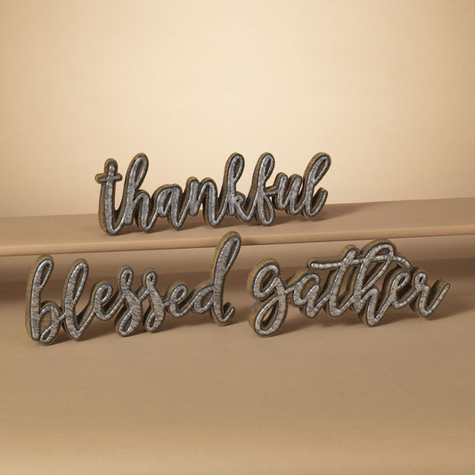 Gerson 11.2" Resin Tabletop Sign