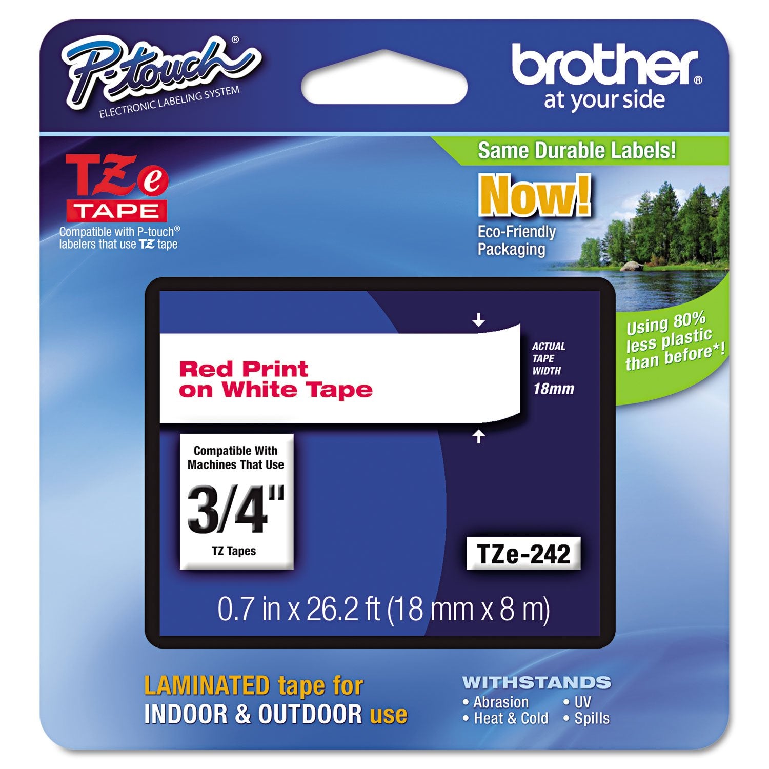 Brother Label Tape TZE242 Whit