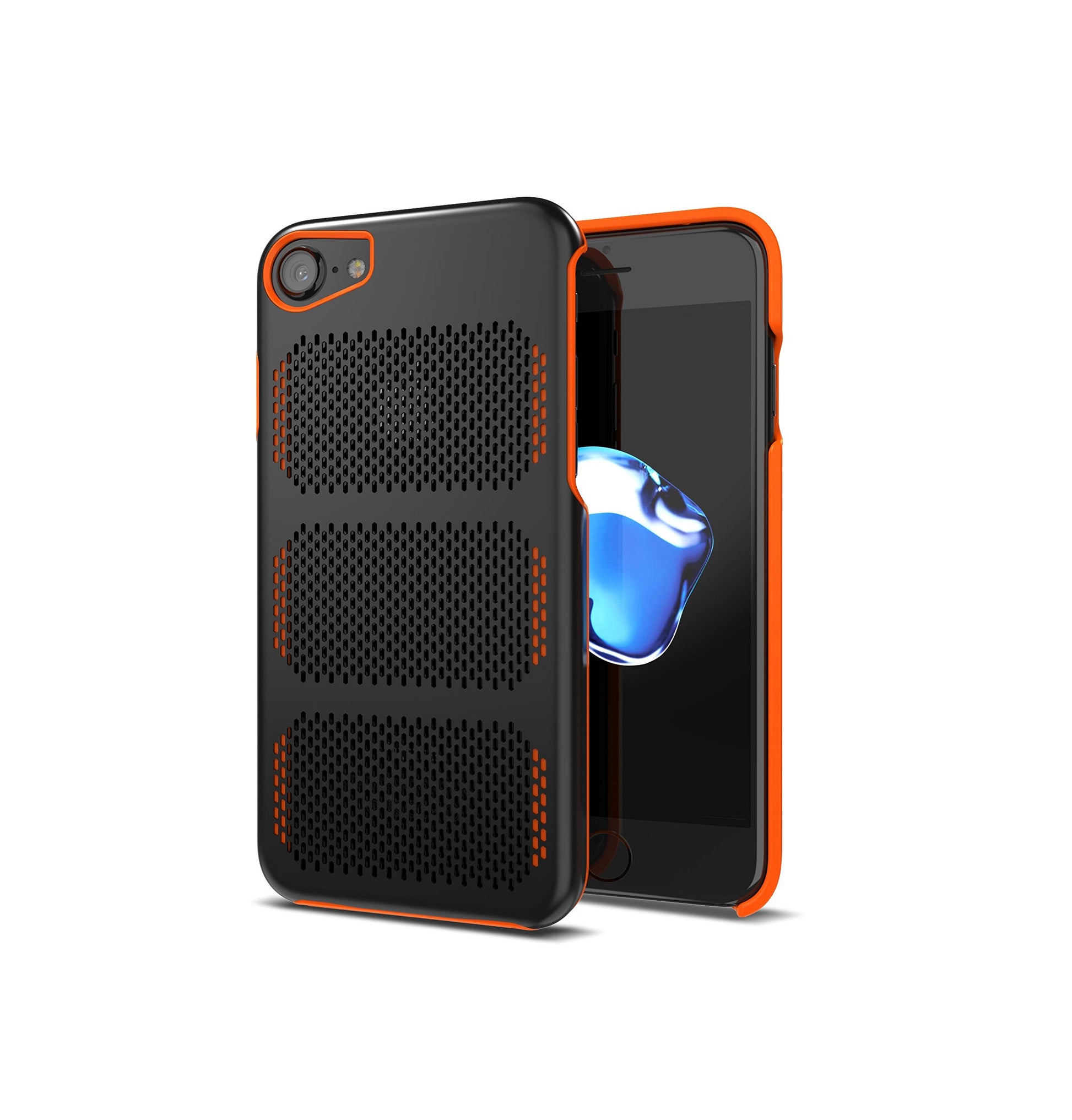 Coolmesh Extreme GT iPhone 7 Case, Black/Orange