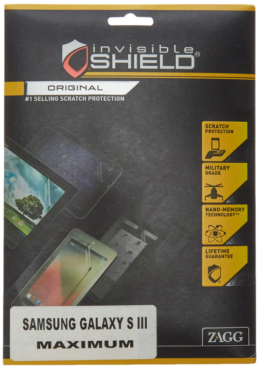 Zagg InvisibleShield Samsung Galaxy S III Screen Protector
