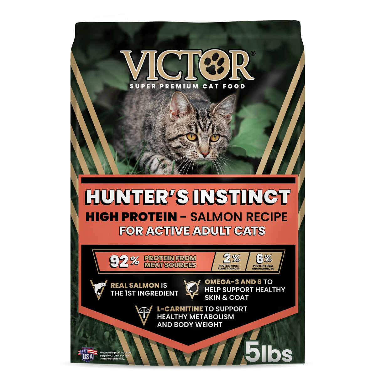 VICTOR Hunter's Instinct High Protein Salmon Recipe 5lb