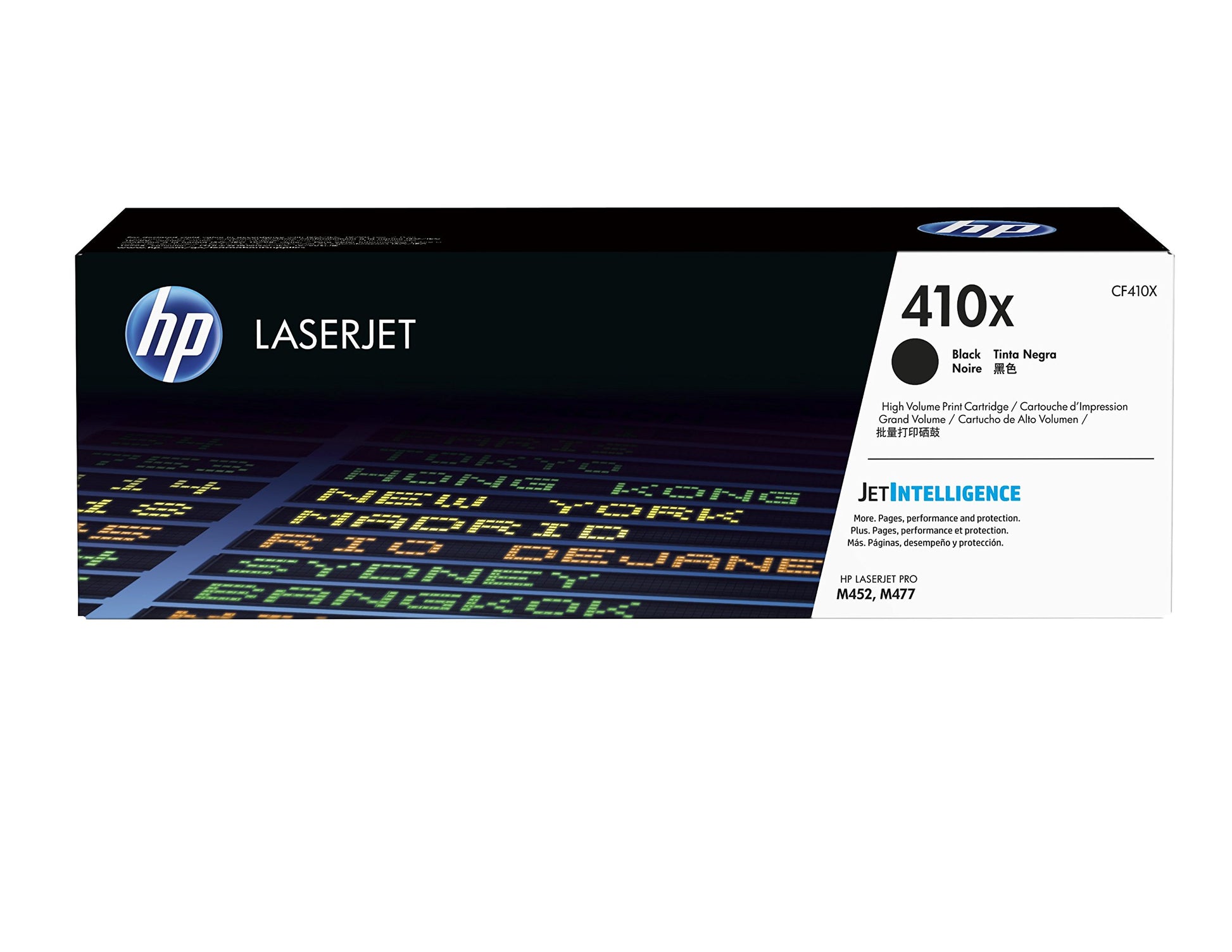 HP CF410X LaserJet Toner Cartridge, Black, 5K Pages