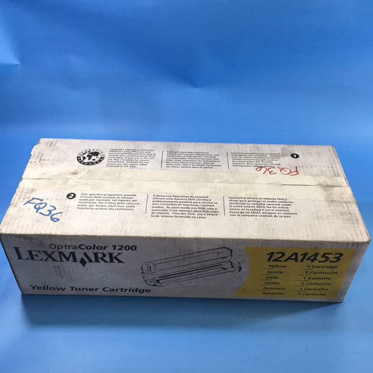 Lexmark 12A1453 Yellow Toner for OPTRA COLOR 1200 / 1200n / 1200nl, Lexmark OPTRA Image 1200R