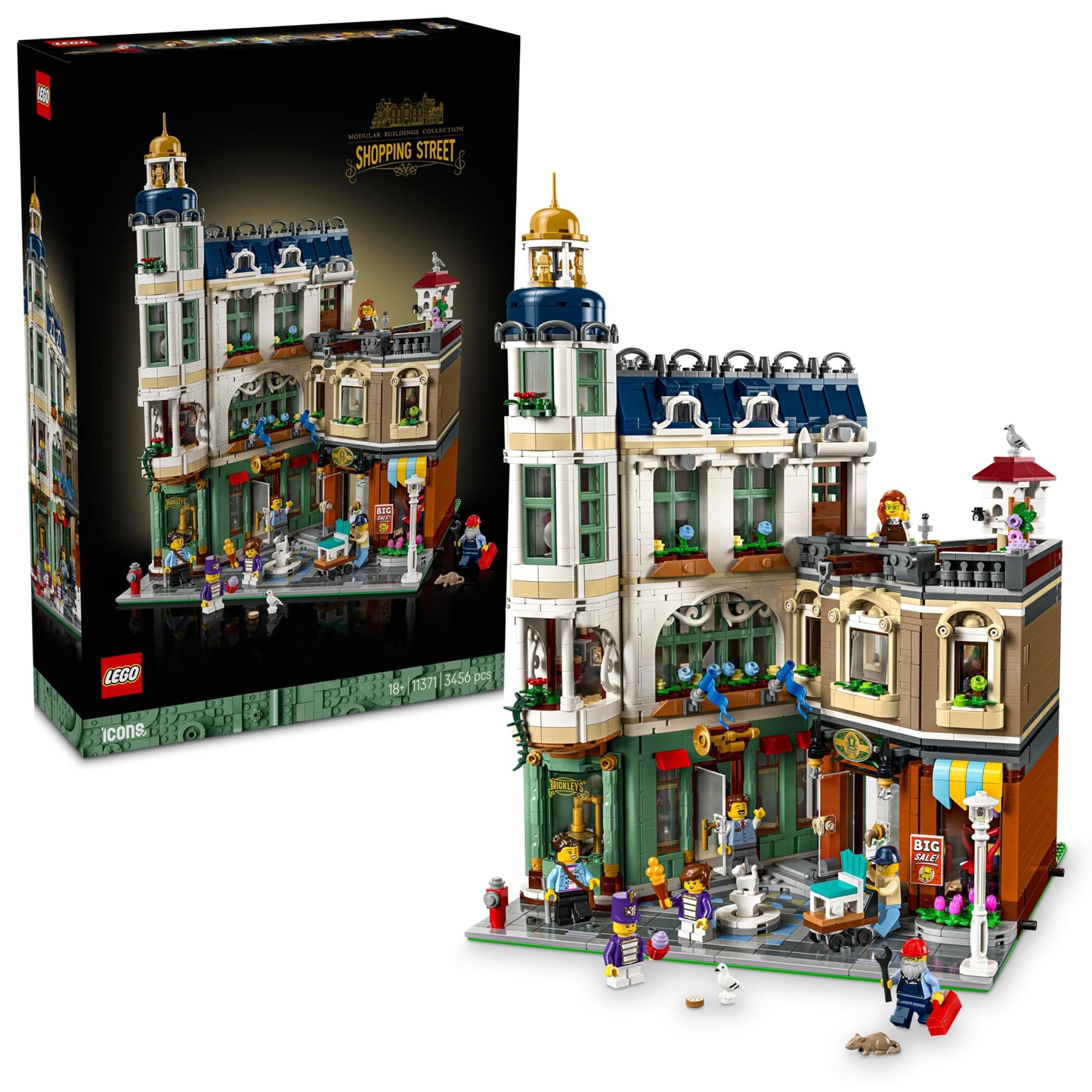 LEGO Icons Einkaufsmeile 11371 Building Set