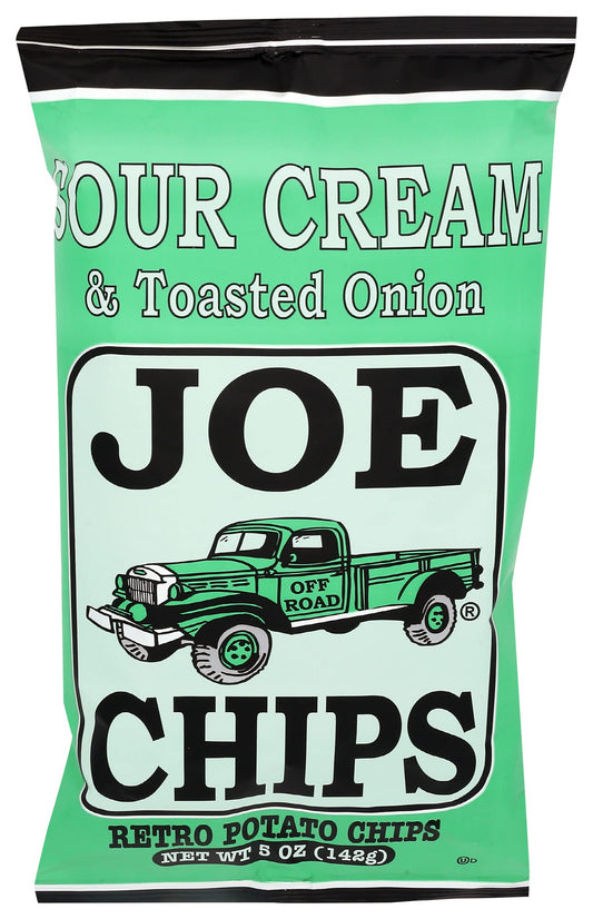 Joe Chips Potato Chips Toasted Onion & Sour Cream 5oz