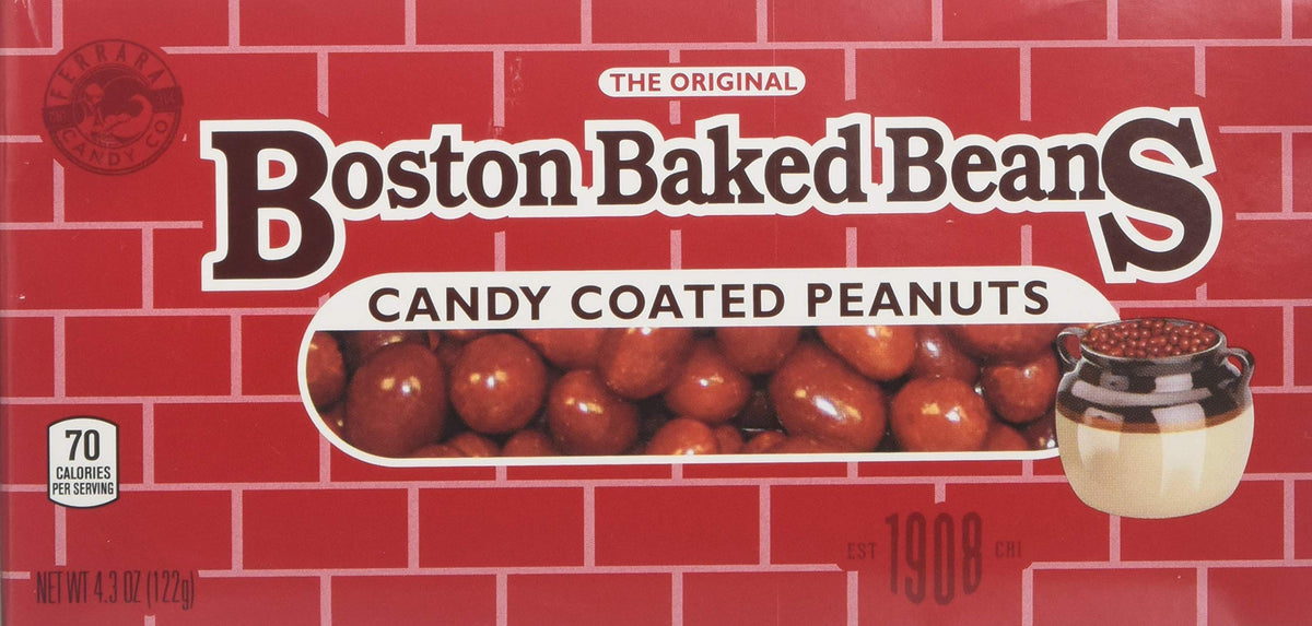 Boston Baked Beans Candy-Coated Peanuts 4.3 oz 12 Ct