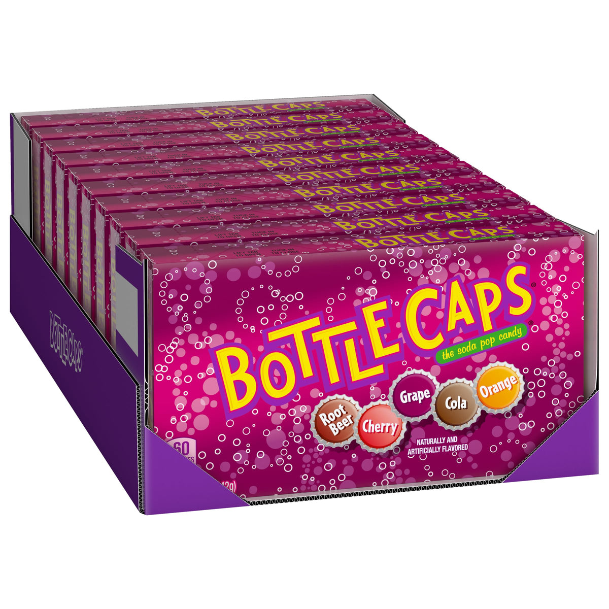 Bottle Caps Fizzy Soda Pop Candy 5 oz 10 Pack