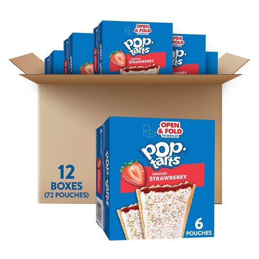 Kellogg's Pop-Tarts Frosted Strawberry 22oz (72ct)