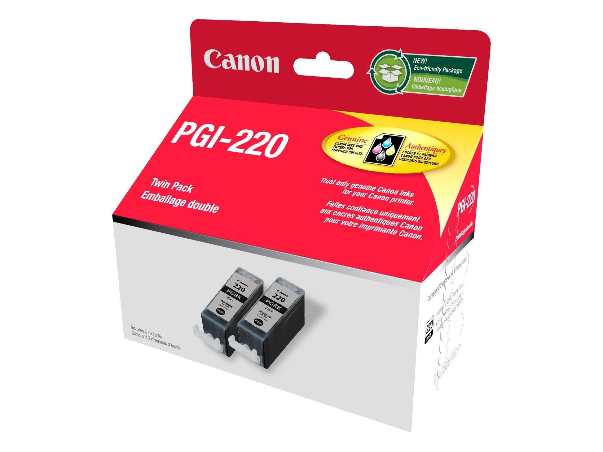 Canon PGI-220BK Twin Pack Black Ink Cartridge