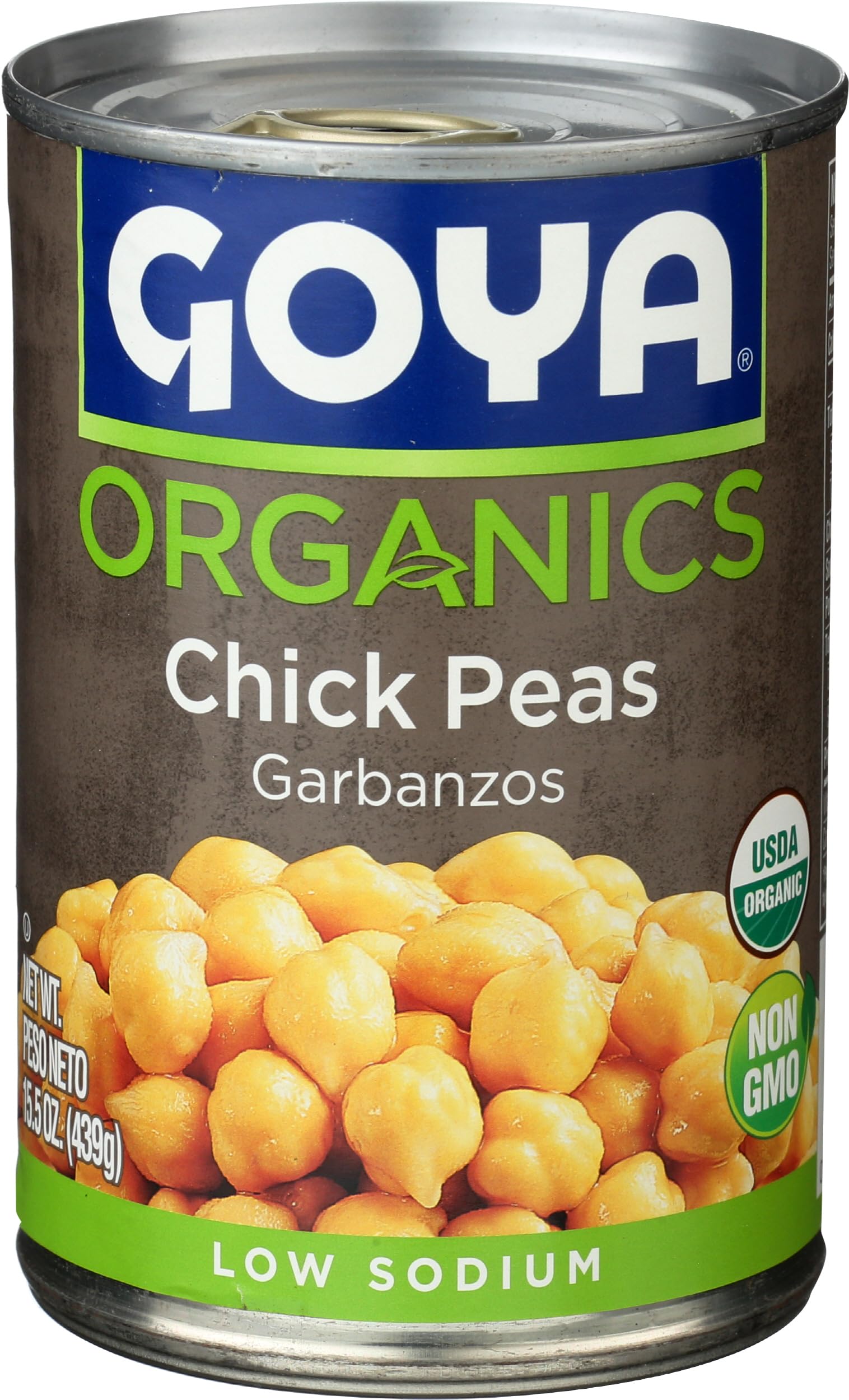 Goya Foods Organic Chick Peas, 15.5 Ounce