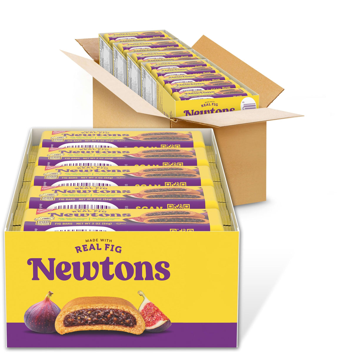 Newtons Soft Baked Fig Bars 40 Snack Packs