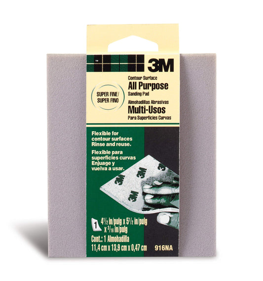 3M 916DC-NA Extra Thin Contour Surface Sanding Sponges