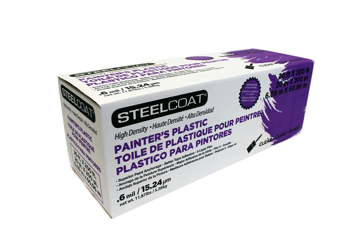 PETOSKEY Steelcoat FG-P9934-19A Painter's Plastic 20' x 200'