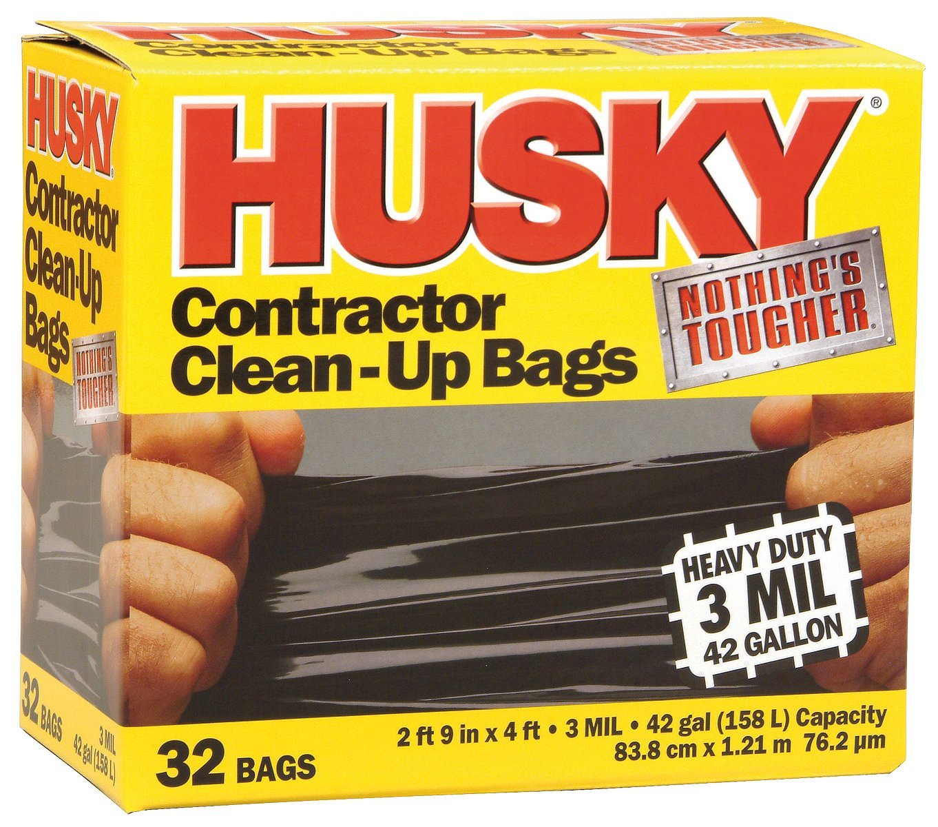 Poly-America Husky 42 gal Contractor Trash Bags 32-Count