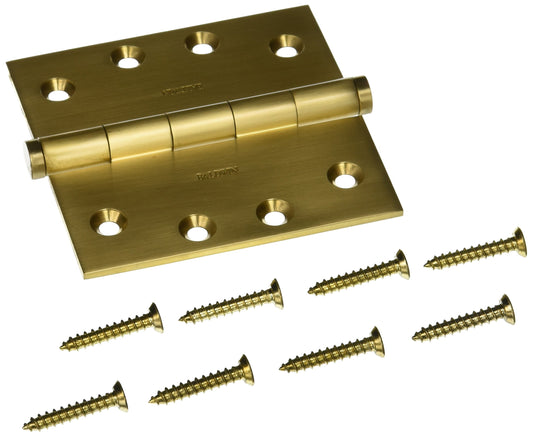 Baldwin 1040033I Square Mortise Hinge Vintage Brass