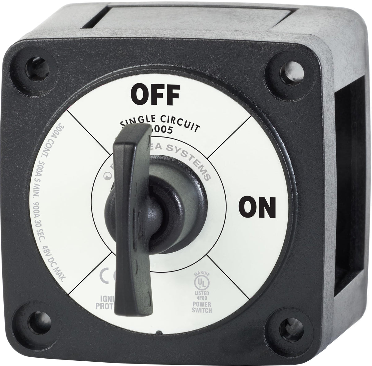 Blue Sea m-Series 6005200 Battery Switch Black