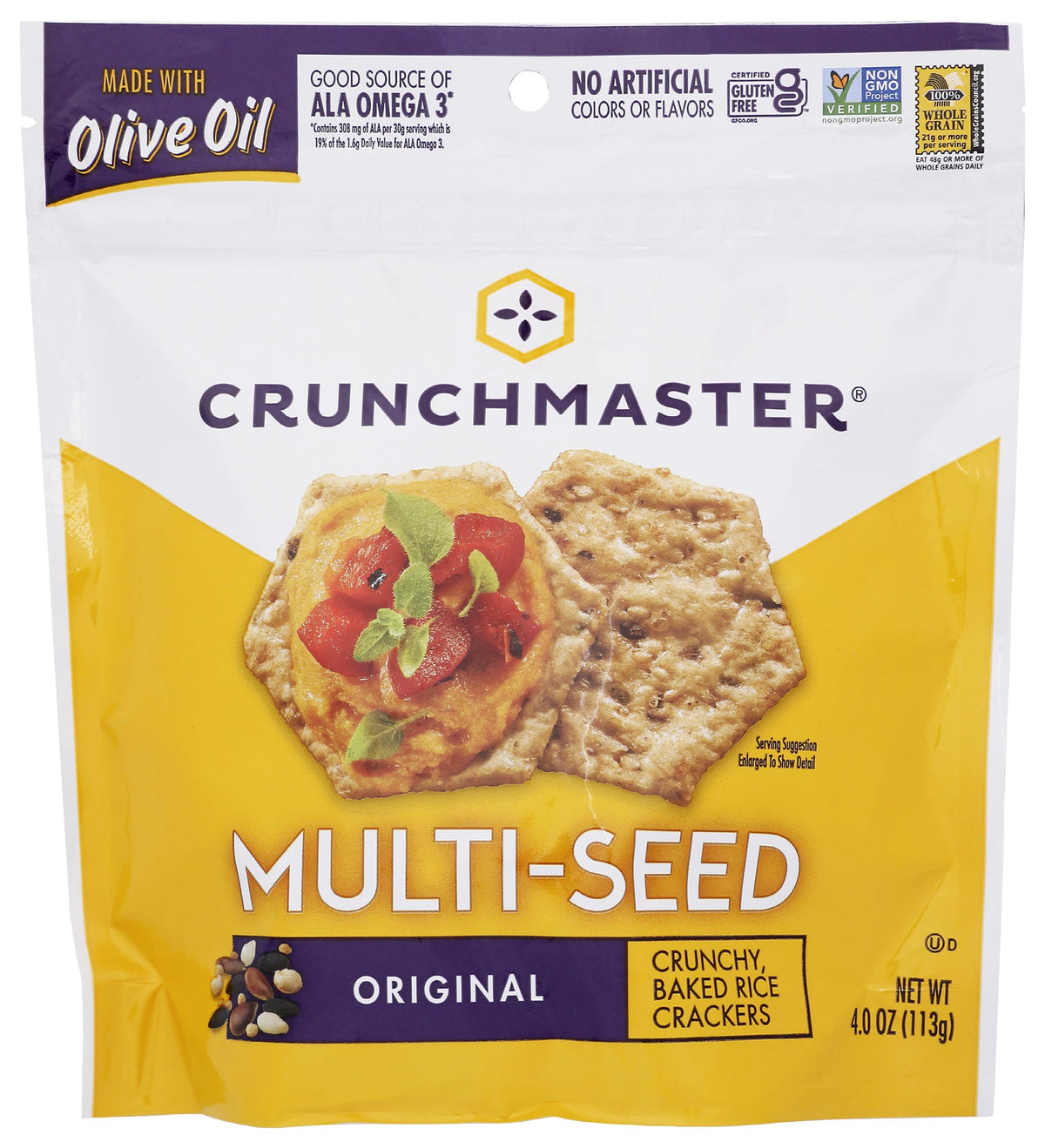 Crunchmaster Multi-Seed Crackers Original 4oz