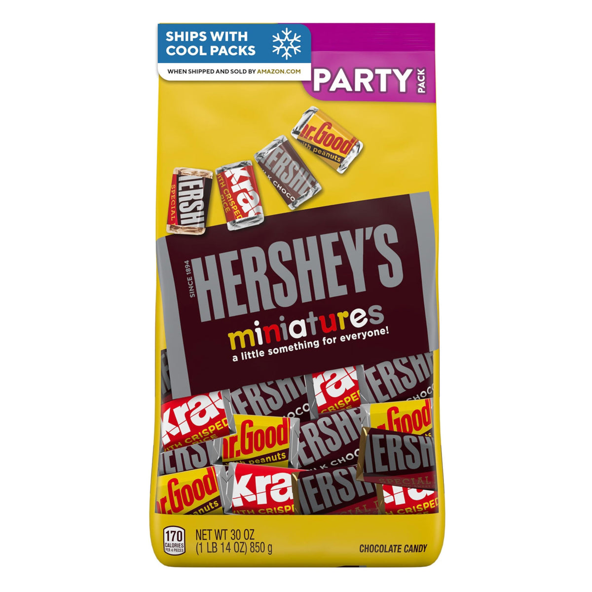 HERSHEY'S Miniatures Assortment Party Pack 30 oz 9 ct