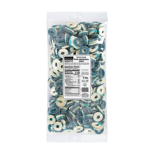 Kervan Blue Raspberry Rings 5lb Bulk