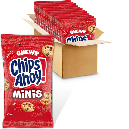 CHIPS AHOY! Chewy Minis Fudgy Cookies 12x3oz