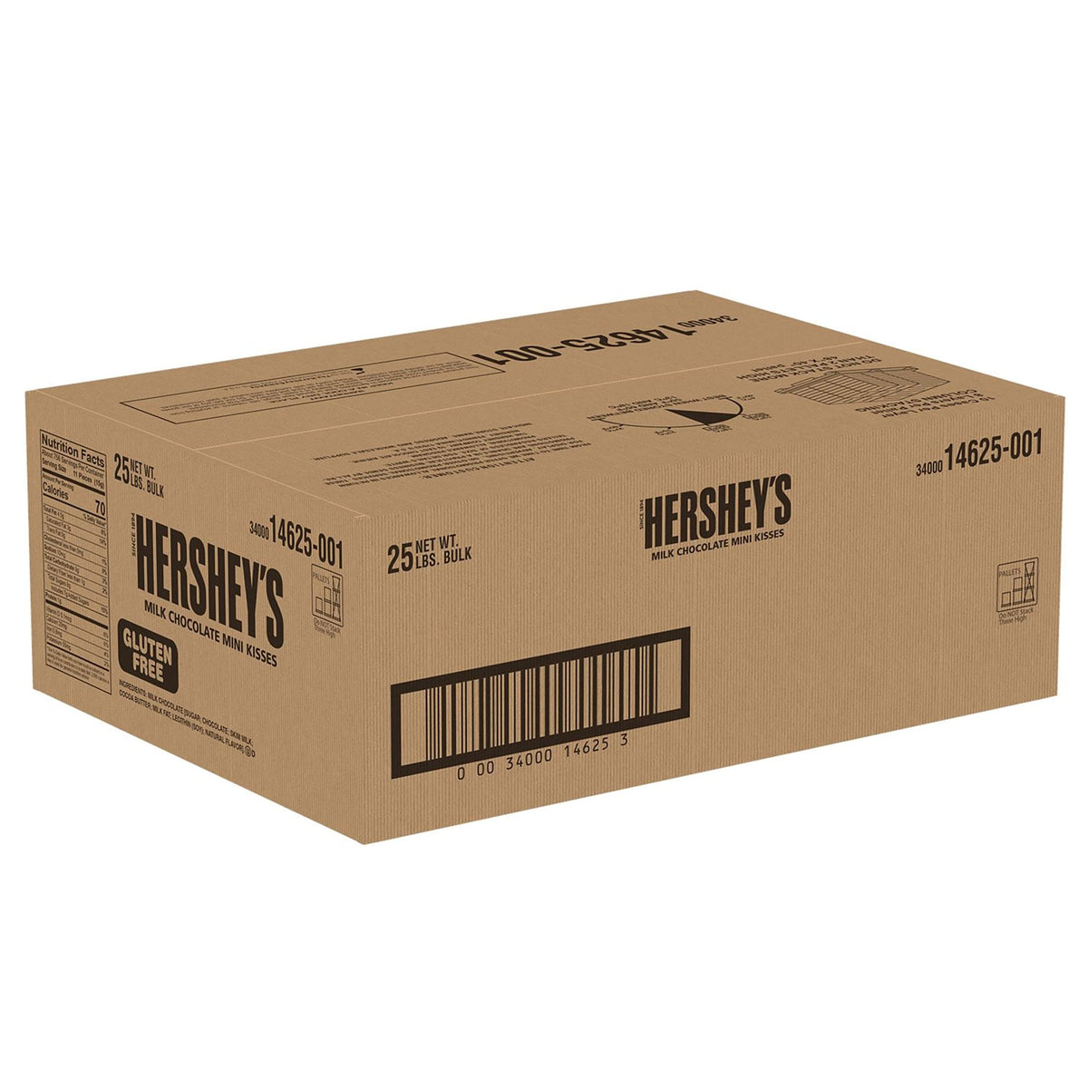 Hershey's KISSES Milk Chocolate 25 lb