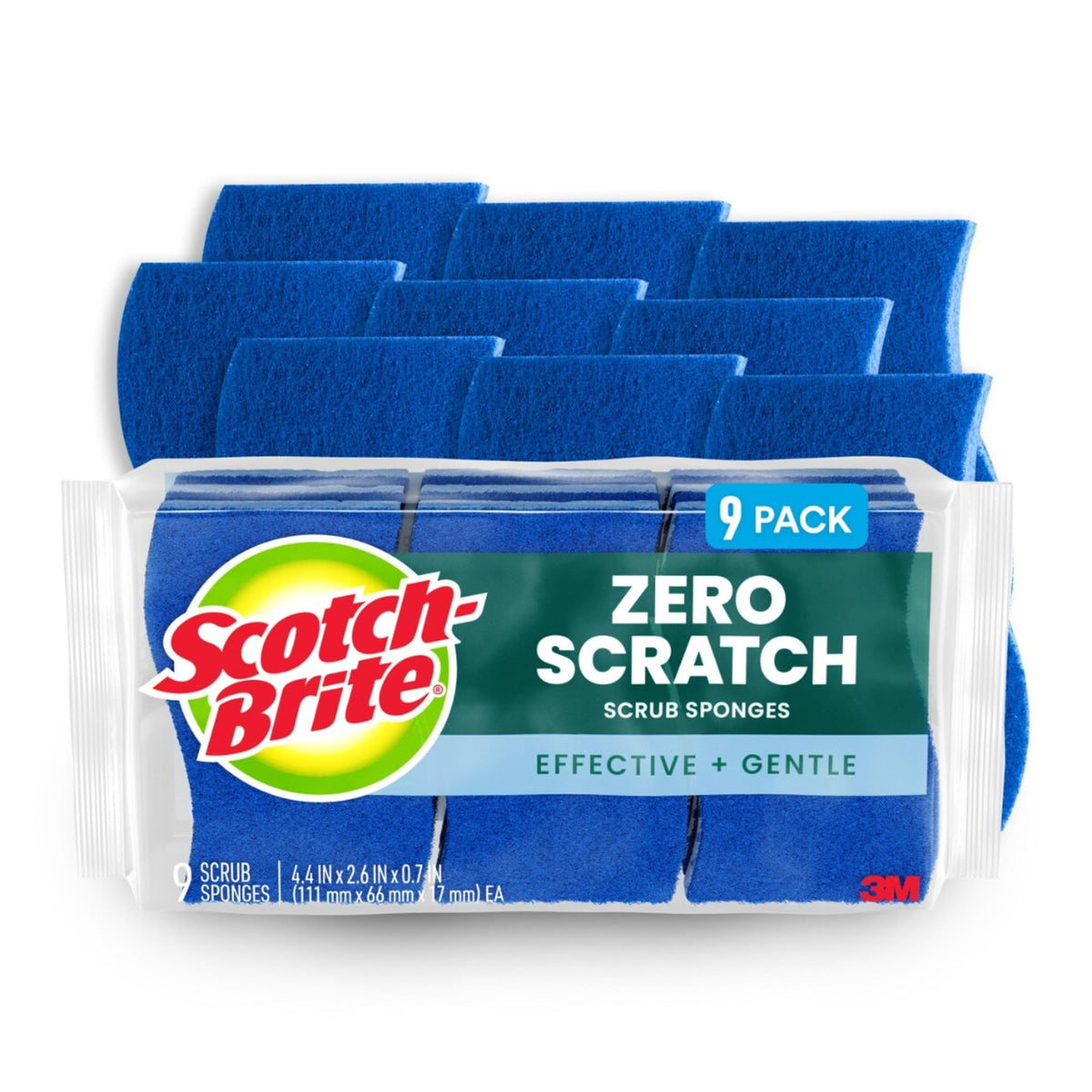 3M Scotch-Brite Non-Scratch Scrub Sponges 9-Pack