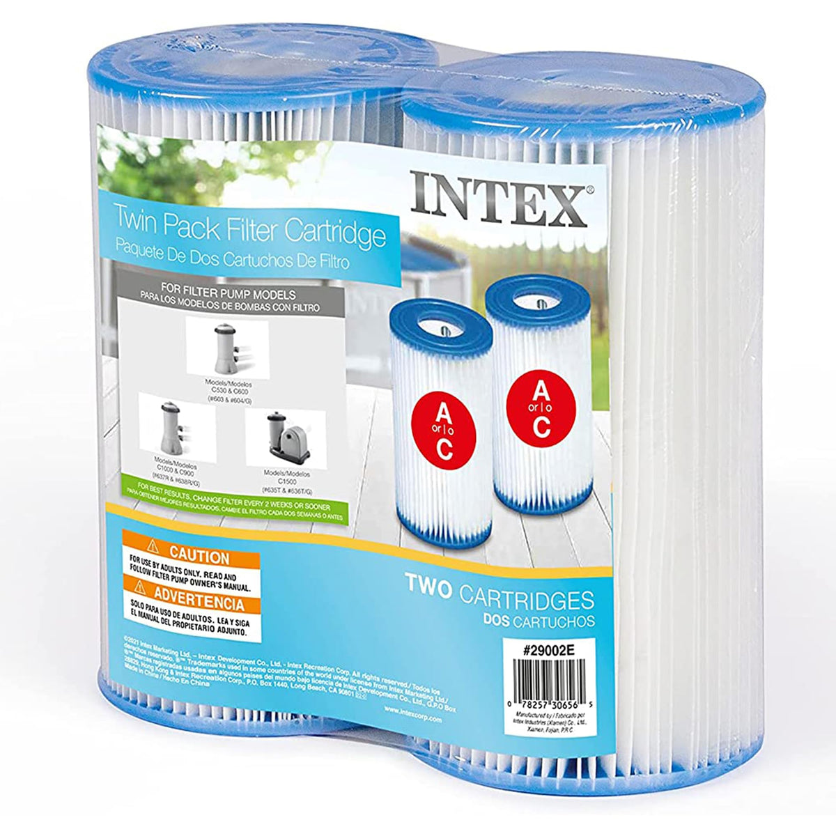 FILTER CARTRIDGE A 2PK by INTEX RECREATION MfrPartNo 29002E