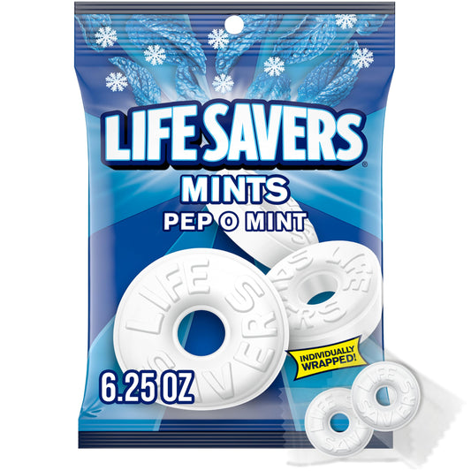 Life Savers Pep O Mint Mints 6.25 oz (12 Pack)