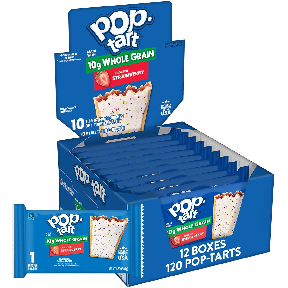 Kellanova Pop-Tarts Frosted Strawberry 120ct