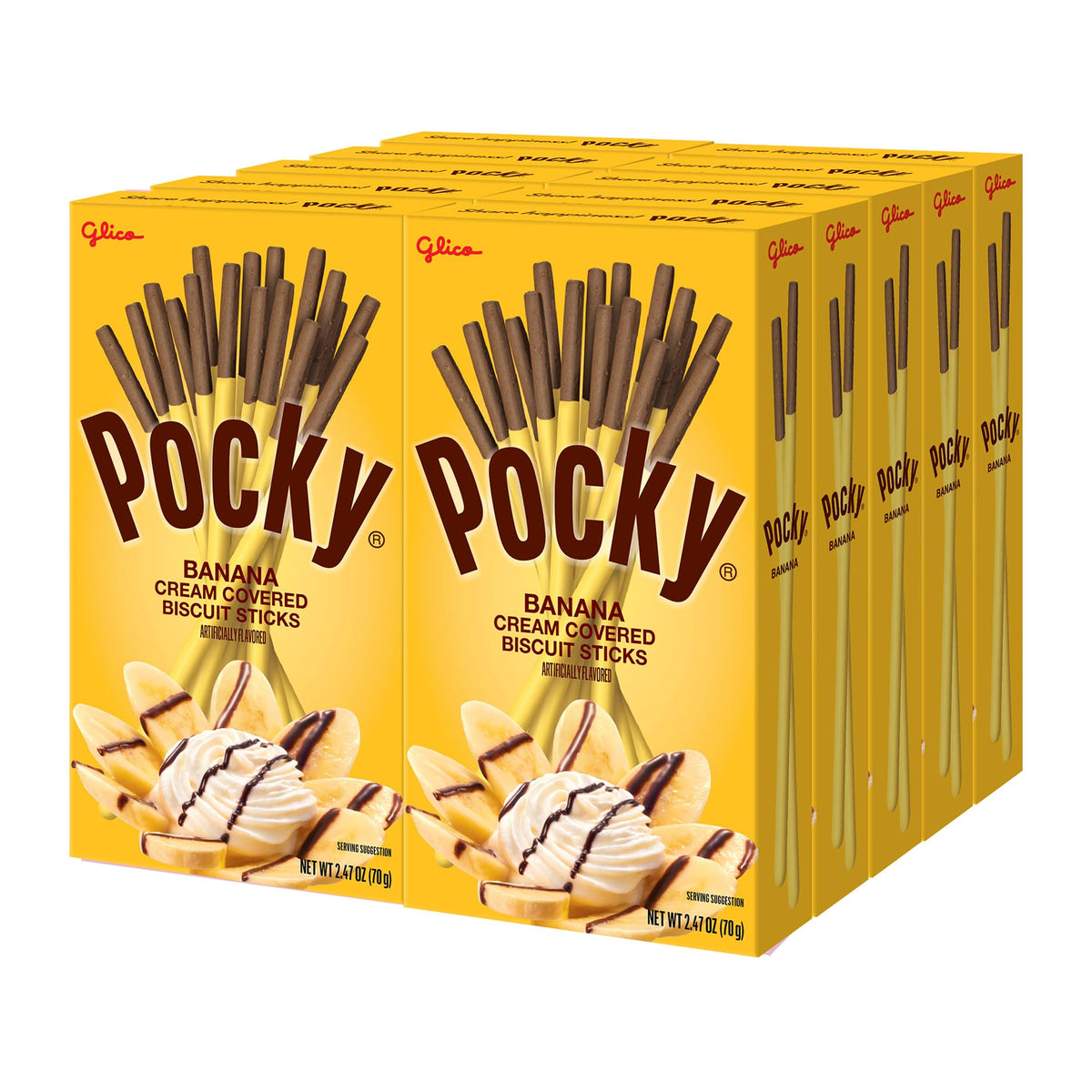 Pocky Chocolate Banana Biscuit Sticks 2.47oz
