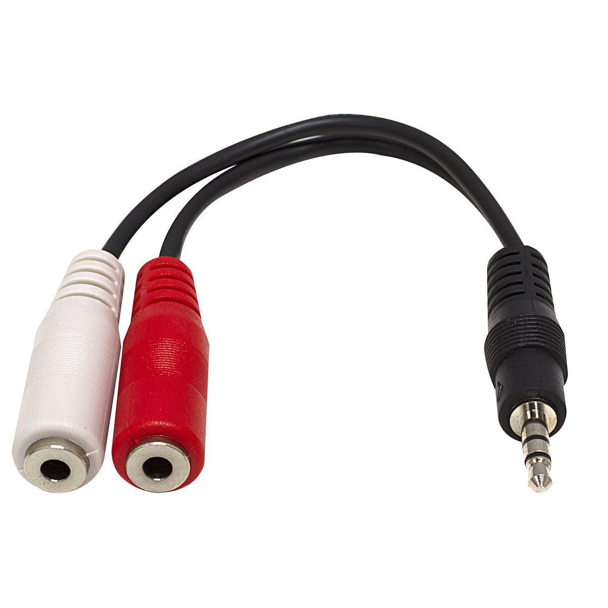 CableWholesale 6-Inch 2x3.5mm Stereo Cable 30S1-35360