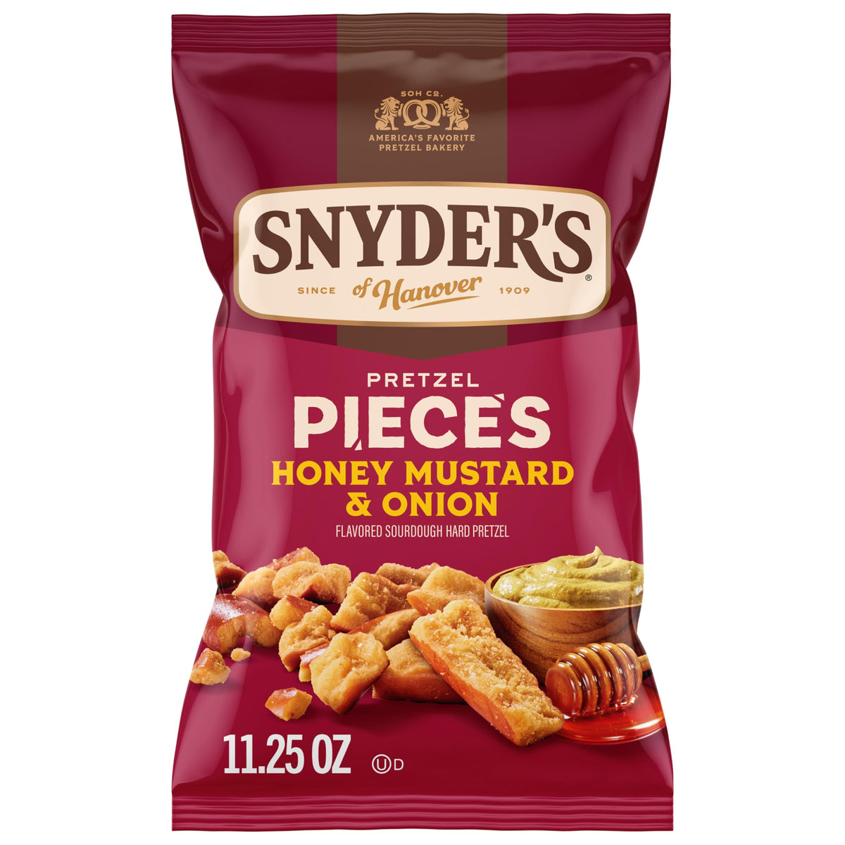 Snyder's of Hanover Honey Mustard & Onion Pretzel Pieces 11.25 oz