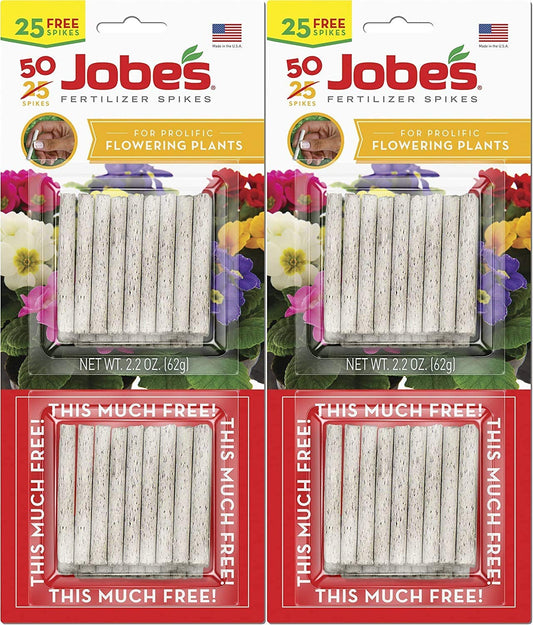 Jobe's Flowering Plant Fertilizer Spikes 2 Pack