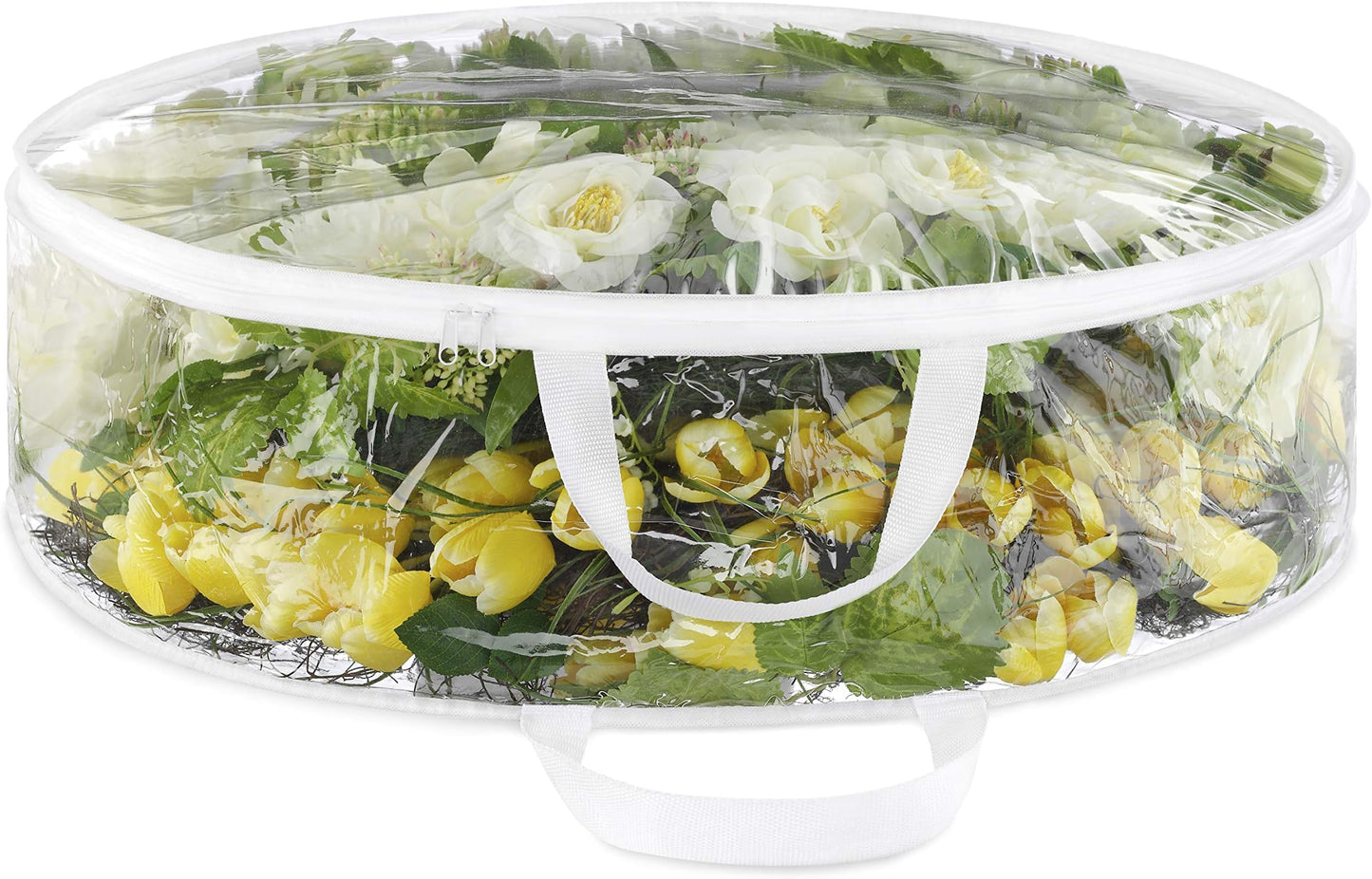 Whitmor Clear Everyday Wreath Bag (Pack of 6)