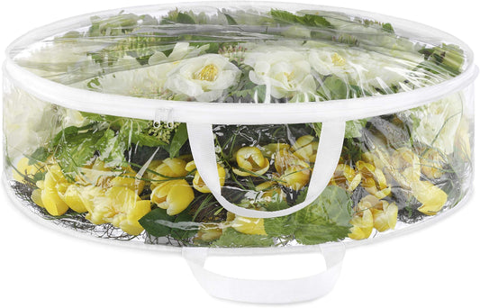 Whitmor Clear Everyday Wreath Bag (Pack of 6)