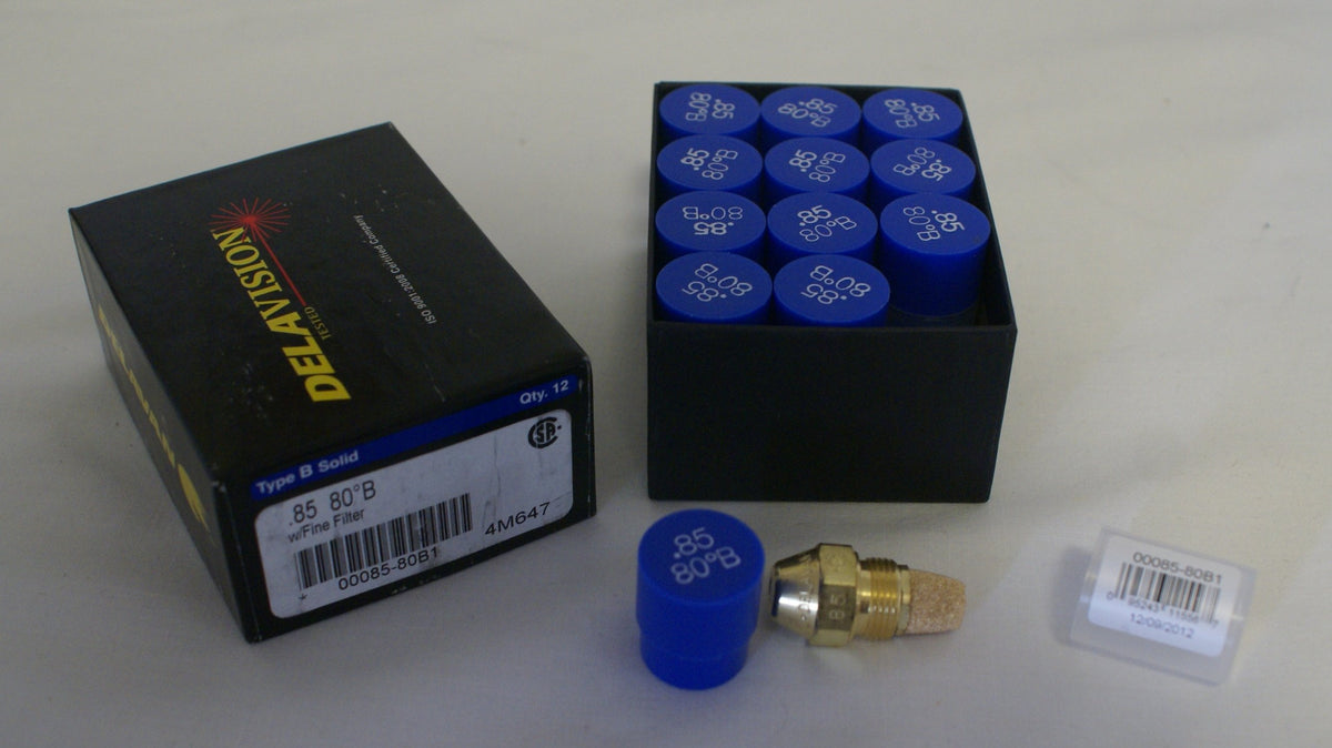 Delavan .85 GPH 80° Solid Oil Burner Nozzle