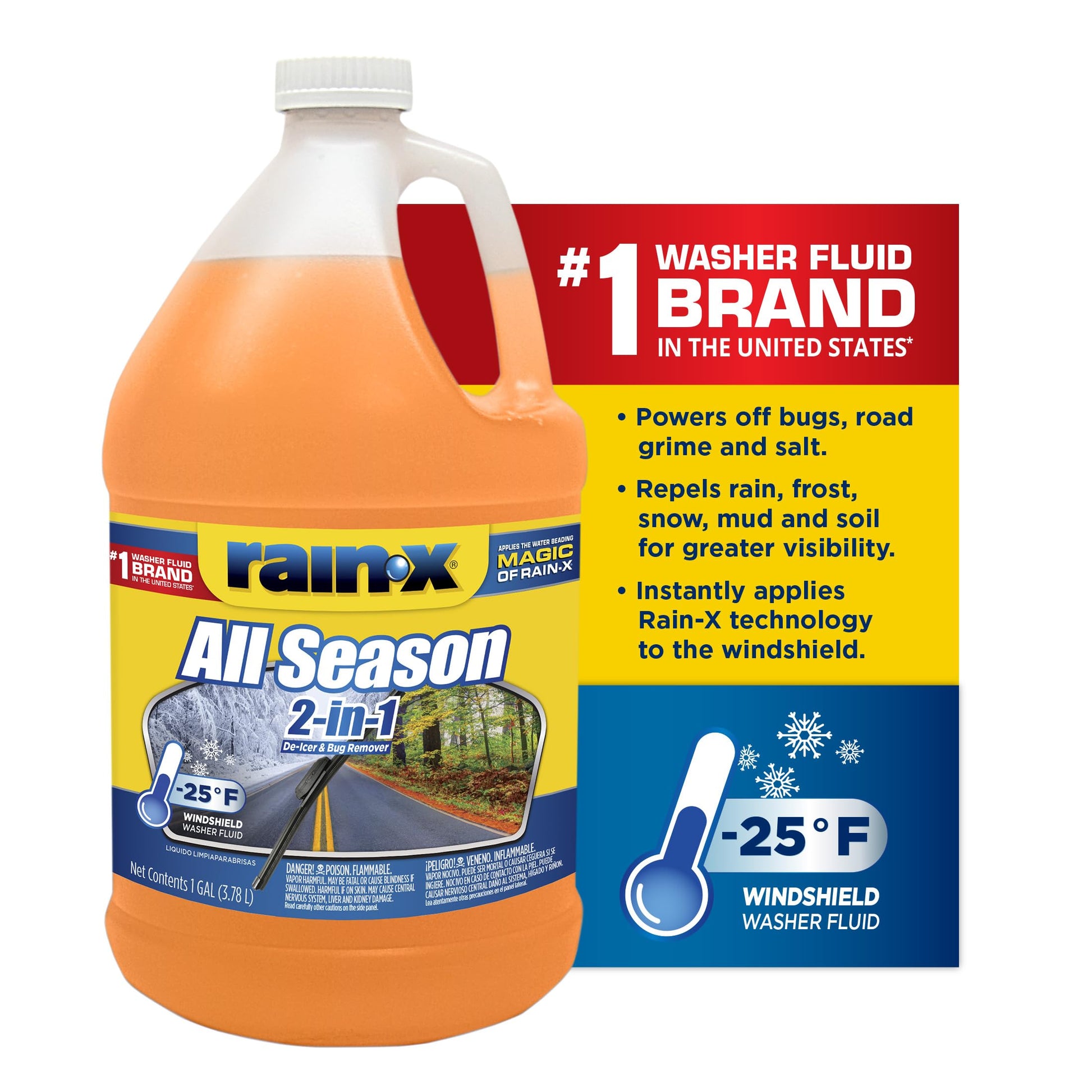 RainX 128 fl. oz. -25F 2-in-