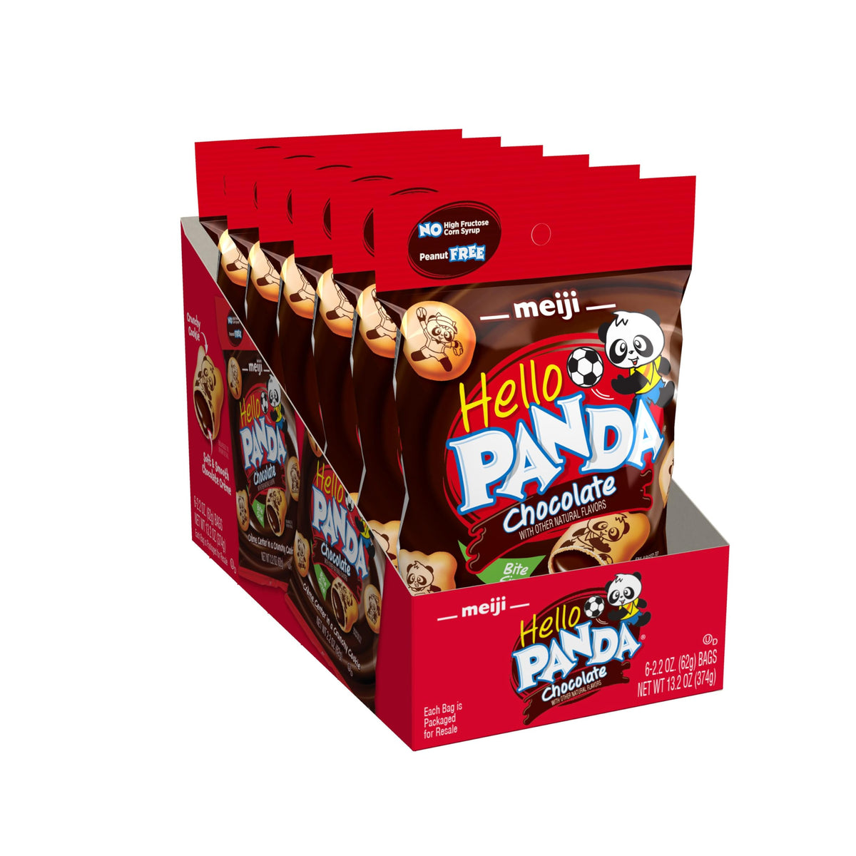 Meiji Hello Panda Chocolate Multipack 2.2oz 6ct