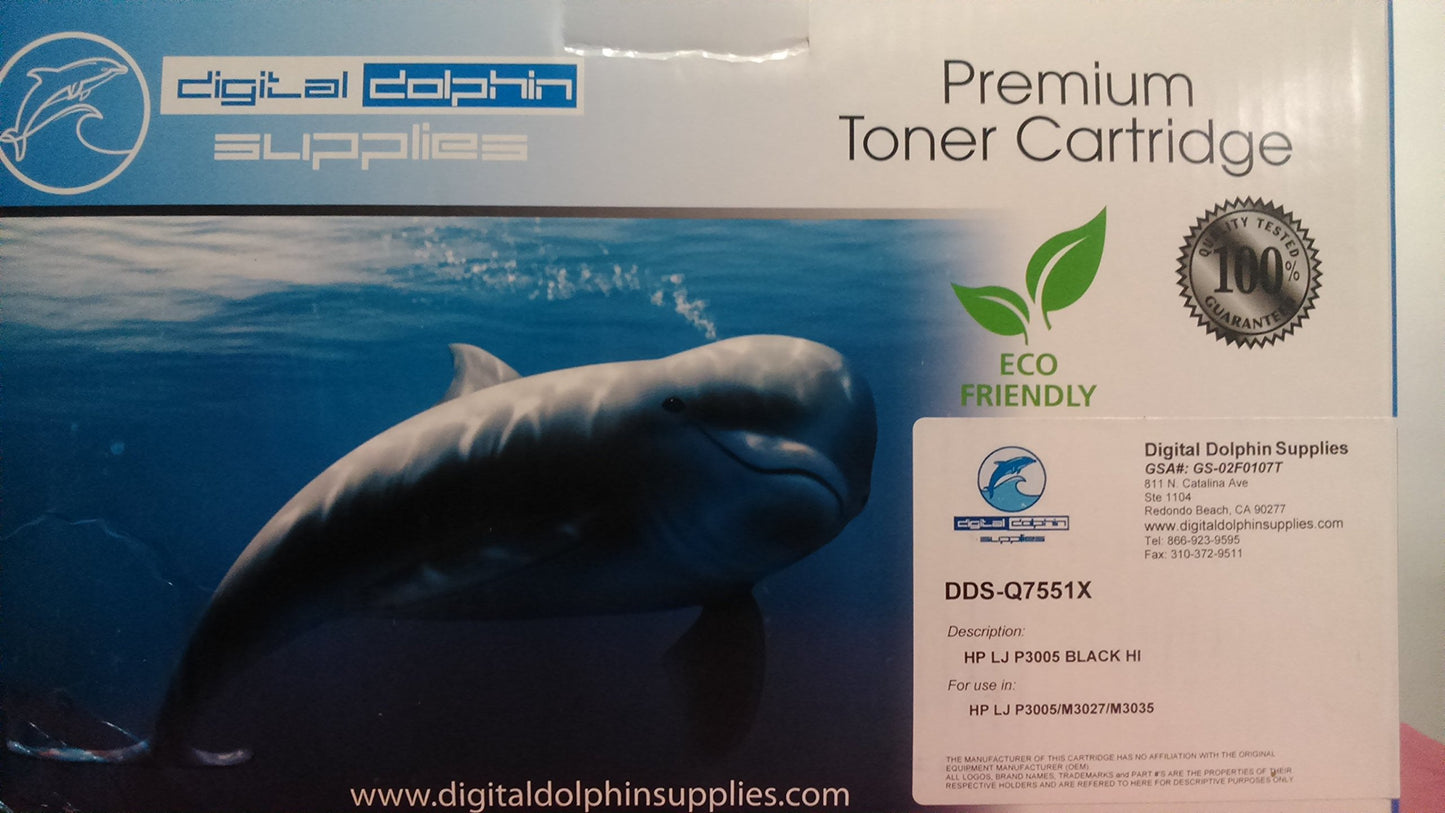 HP 51X High Yield Toner Cartridge Q7551X 13,000 Pages
