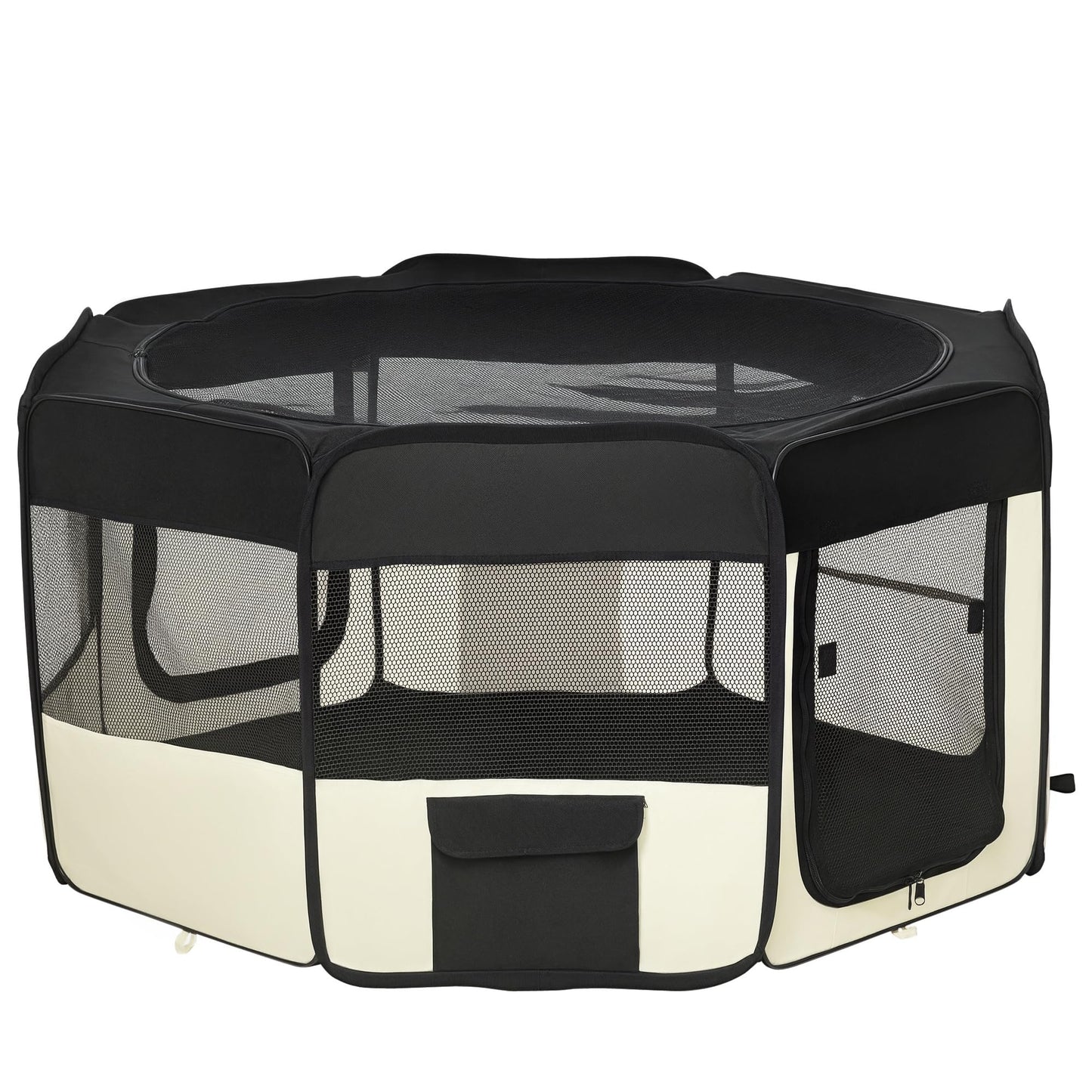 PawHut Soft Pet Playpen 47.25 Inch Beige