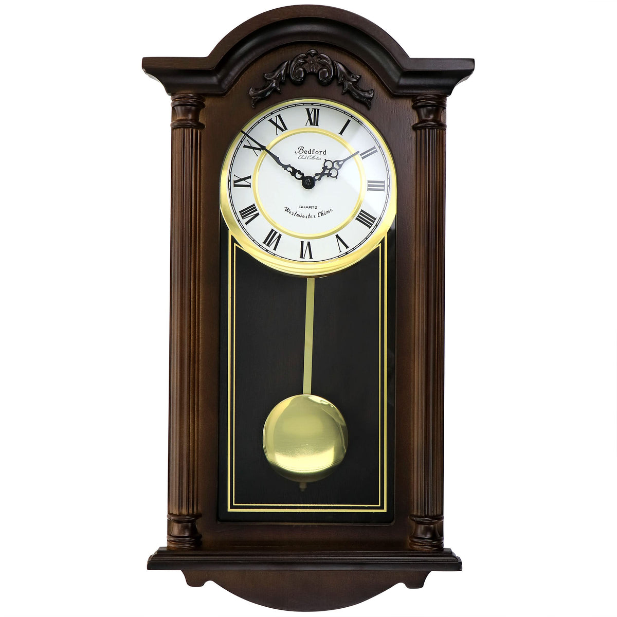 Bedford Noah 22 Inch Chiming Pendulum Wall Clock