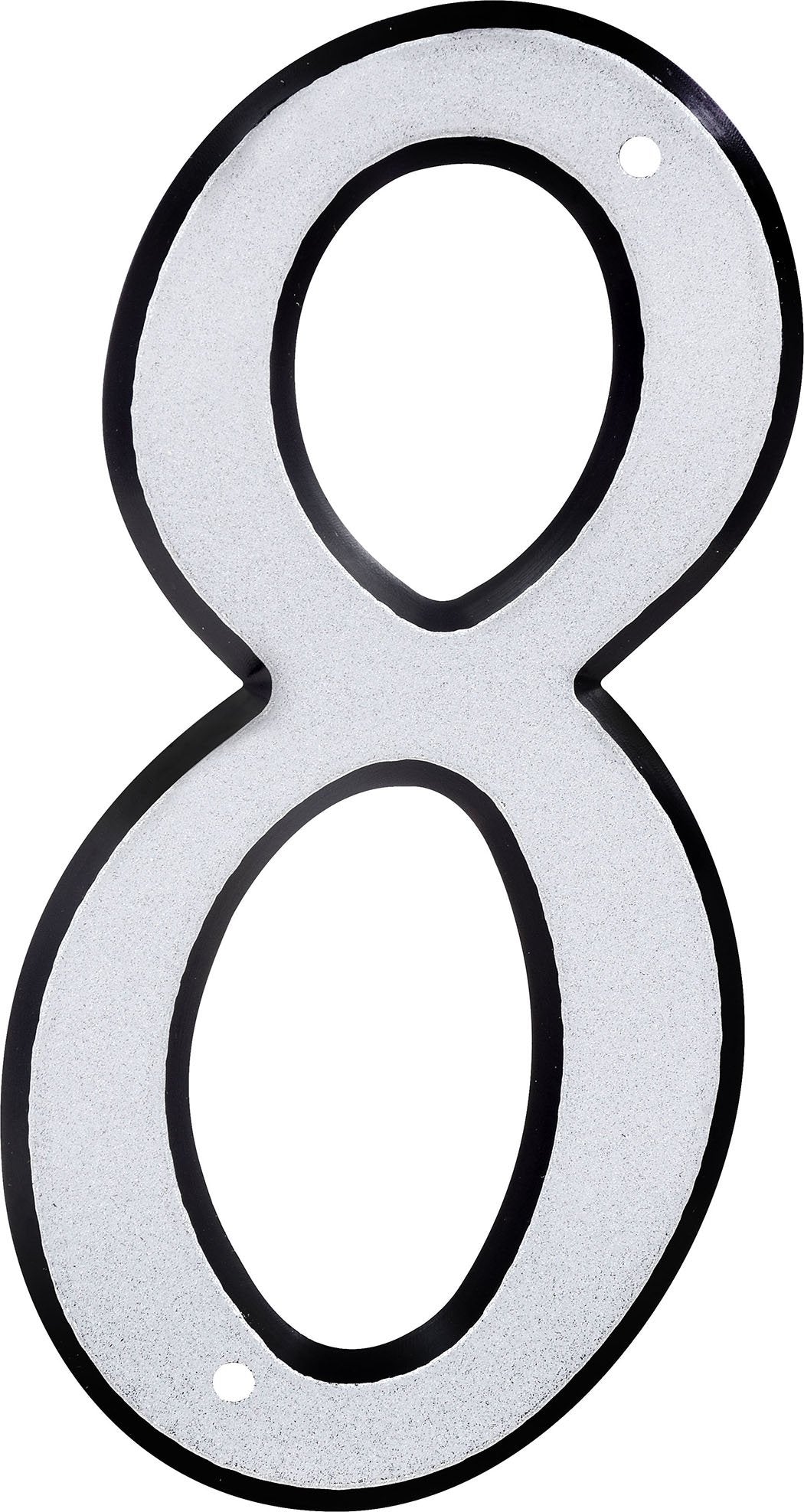 Hillman 4-Inch Nail-On Reflective House Number 8