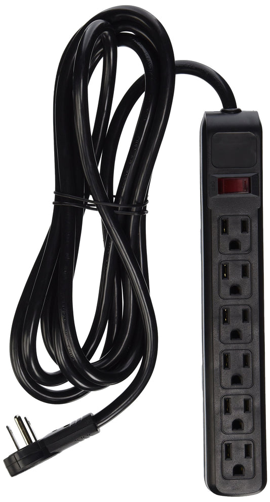 CableWholesale Surge Protector 6 Outlet 10ft 845-51W1-12210