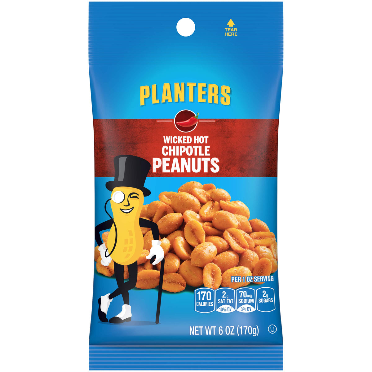 Planters Wicked Hot Chipotle Peanuts